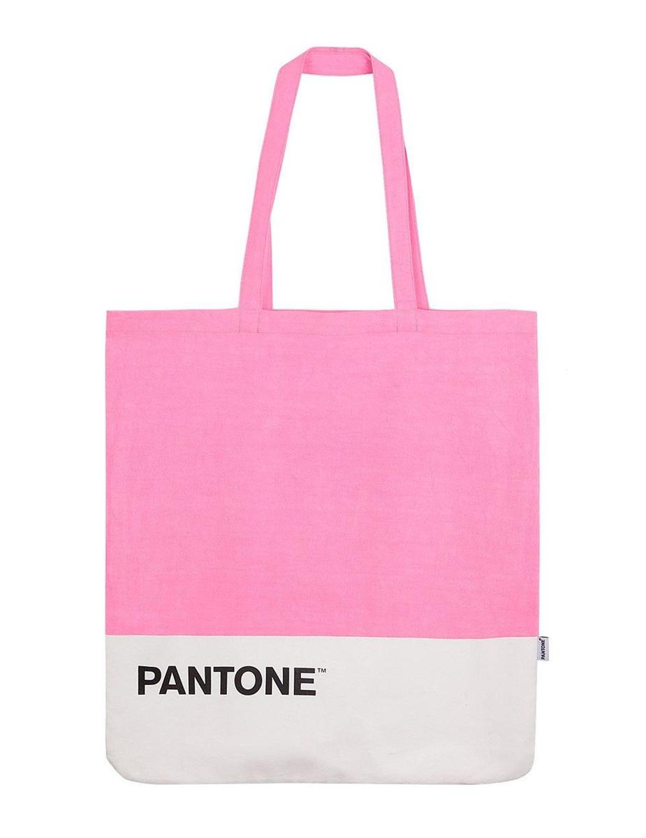 Bolso en color rosa y gris de la colección Pantone de Bershka. (Precio: 7,99 euros)