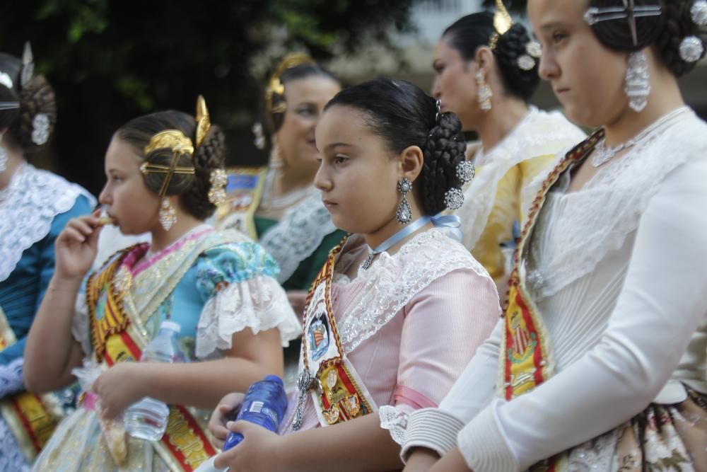 Homenaje de las fallas del Marítimo a la Senyera