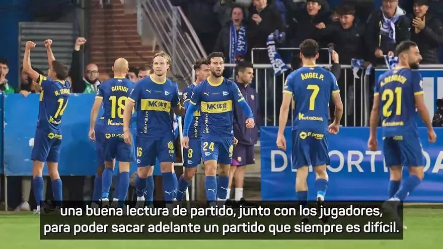Quique: "Esto nos va a dar mucha moral"