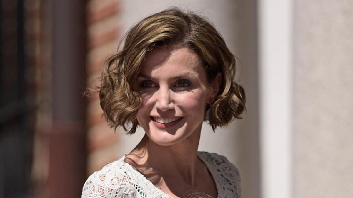 El look beauty de Doña Letizia en la Comunión de la princesa Leonor