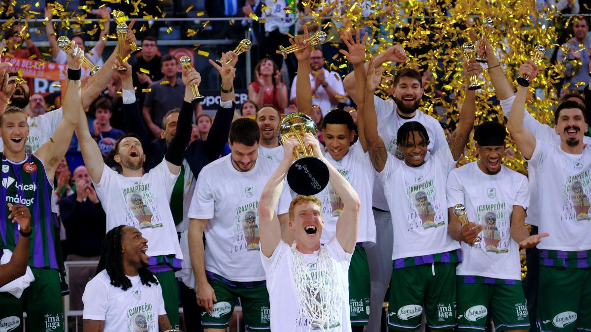 Unicaja recuperó el título de la Copa del Rey