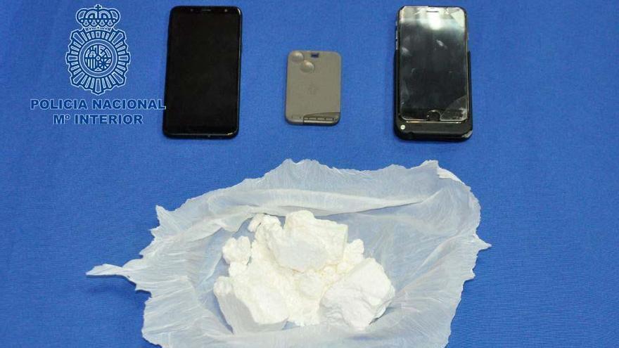 Dos detenidos en Almendralejo con 201 gramos de cocaína en su coche