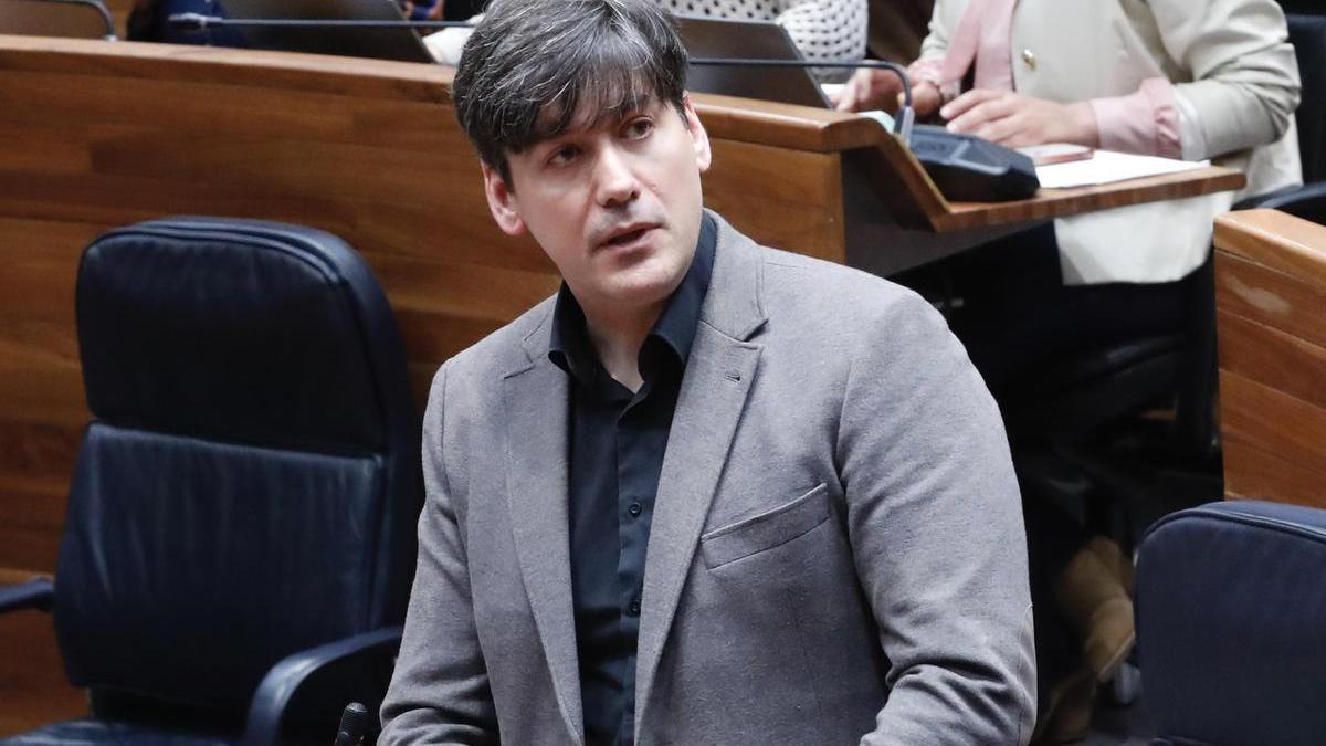 Borja Sánchez durante un Pleno.