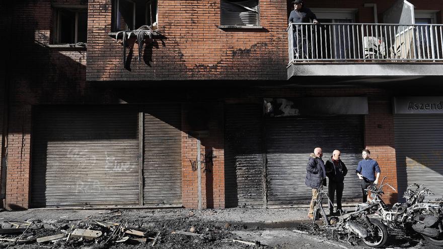 Identifiquen el suposat autor de la crema de 16 contenidors a Girona