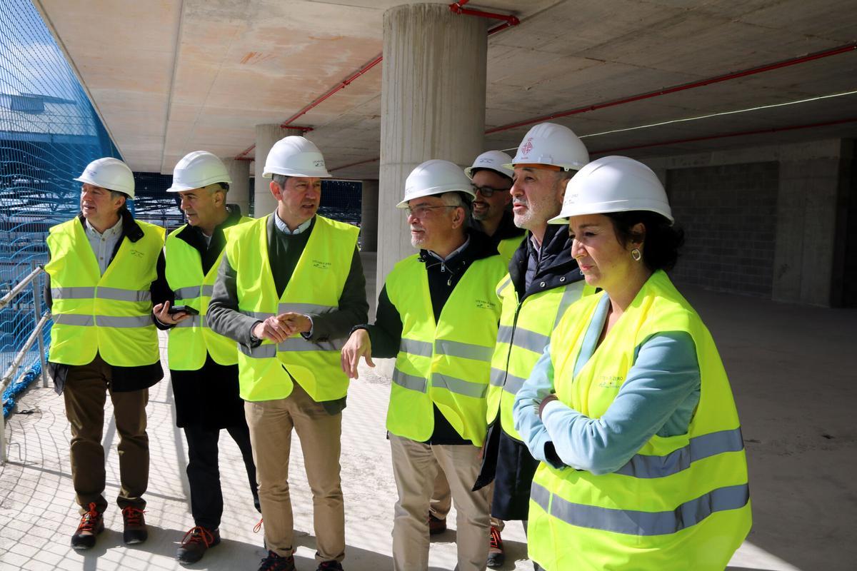 Visita de obras al Hall Zero de Fira Gran Via