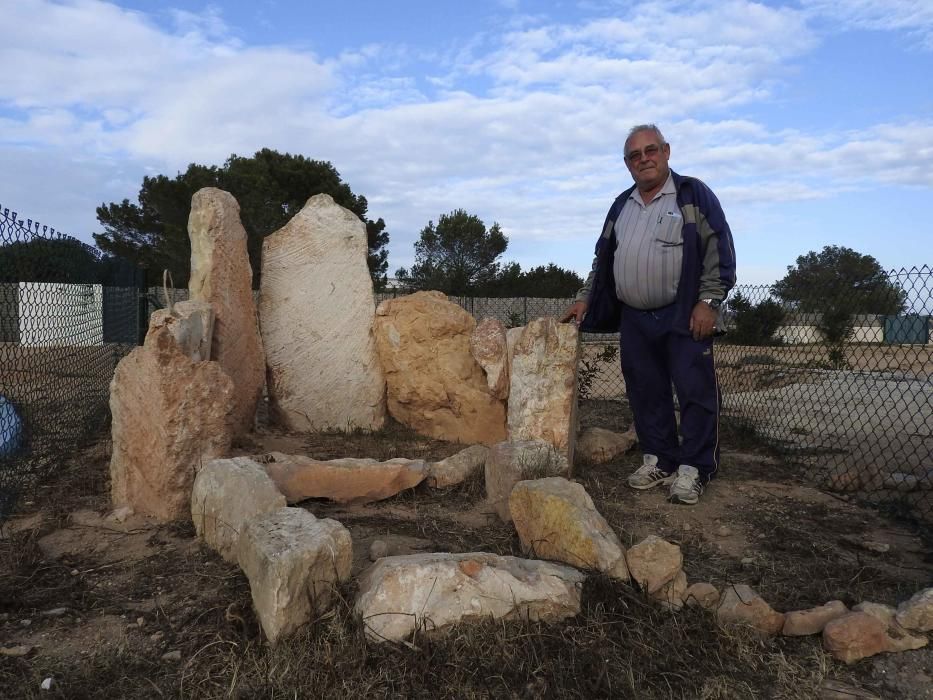 Un jardín con Formentera en miniatura