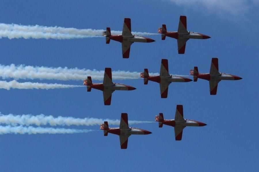 Ensayos de la Patrulla Águila en Zamora