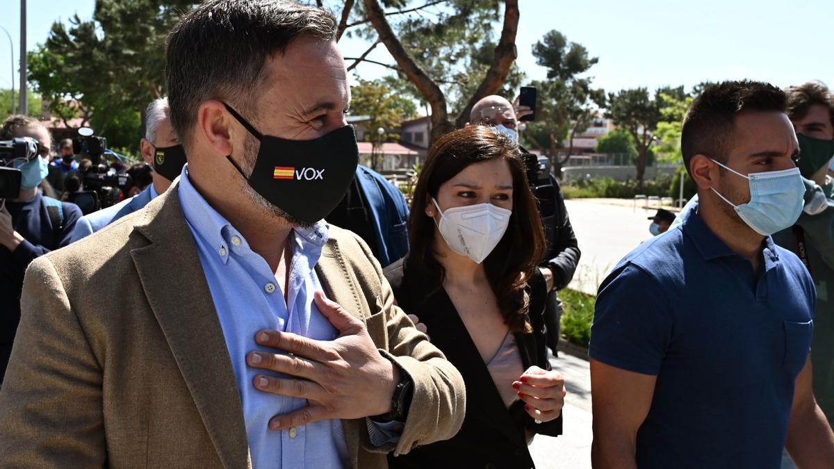 El líder de Vox, Santiago Abascal.