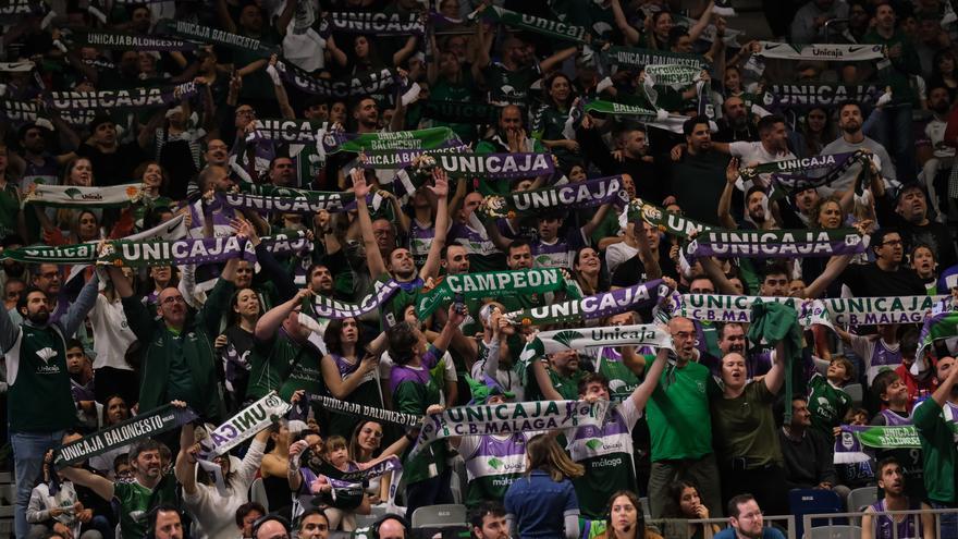 Solo 100 entradas a la venta para el Unicaja-Barça