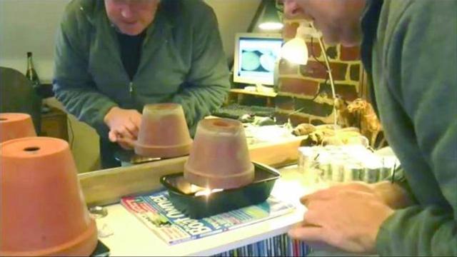 El inglés Dylan Winter, en un momento de su experimento en vídeo.