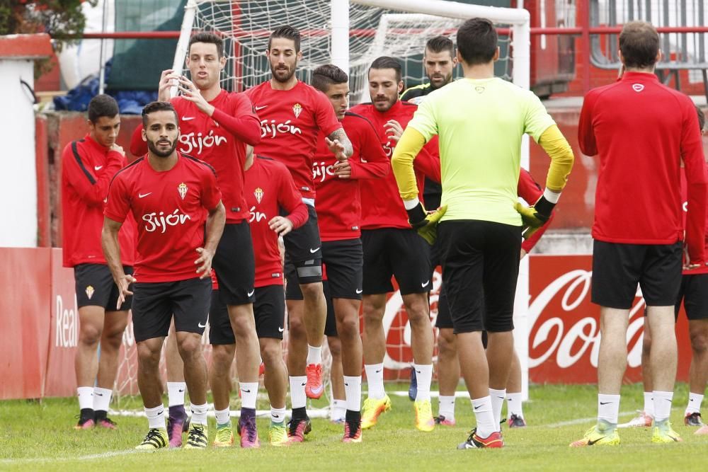 Entrenamiento del Sporting