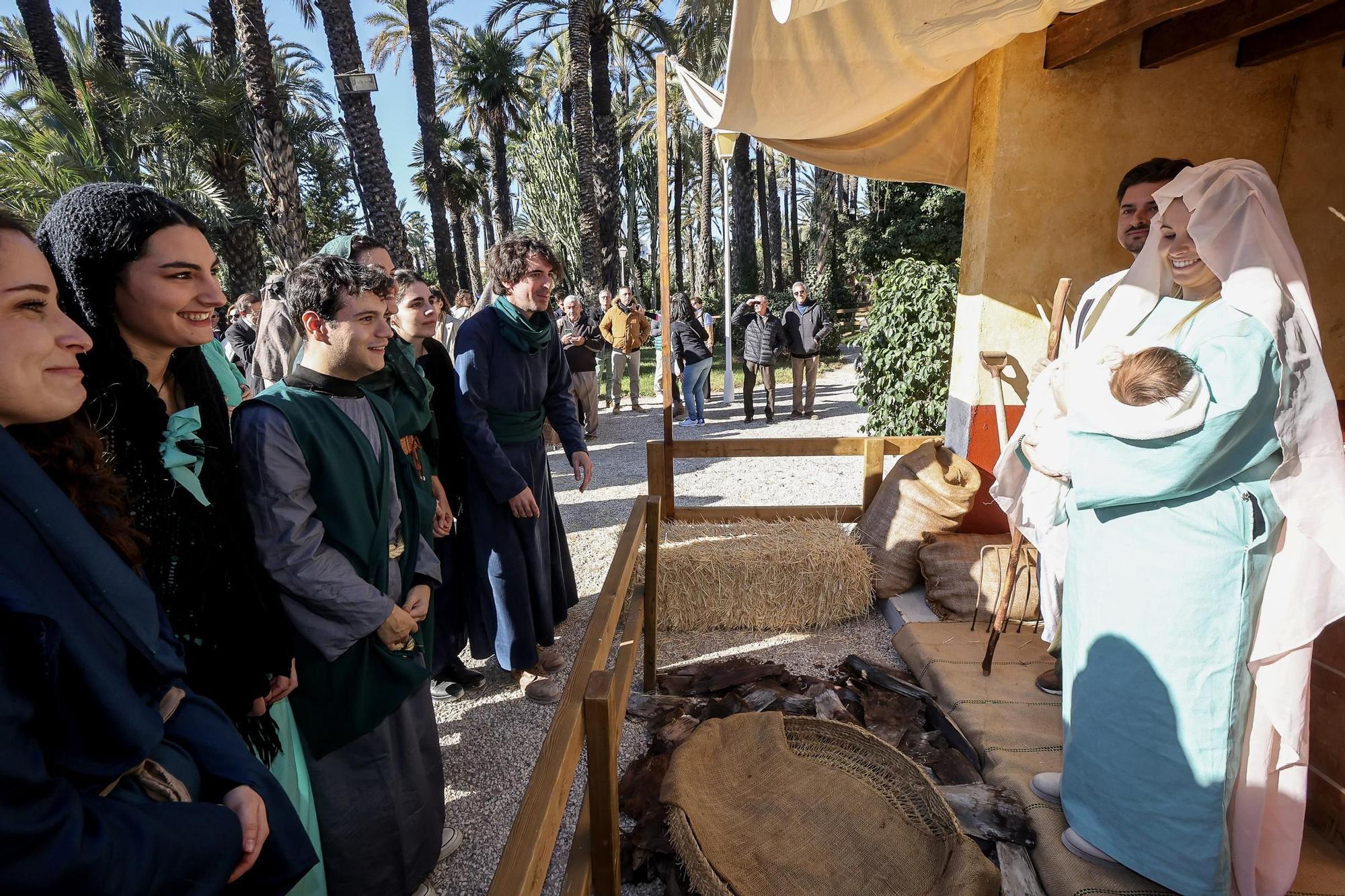 Así ha sido la inauguración del belen viviente en Hort del Xocolater