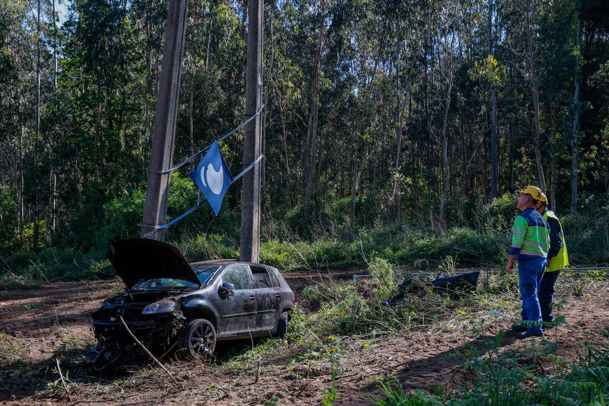 El motor del coche quedó fuera.