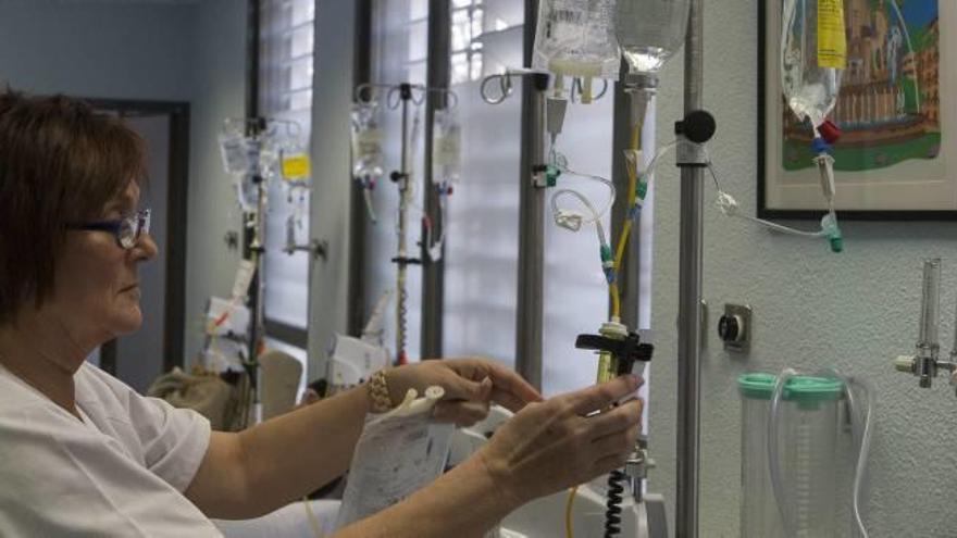 Servicio de Oncología en el Hospital de Sant Joan.