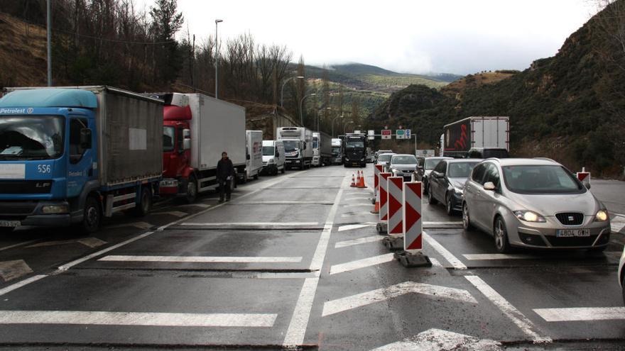 Una foto de la duana d&#039;Andorra.