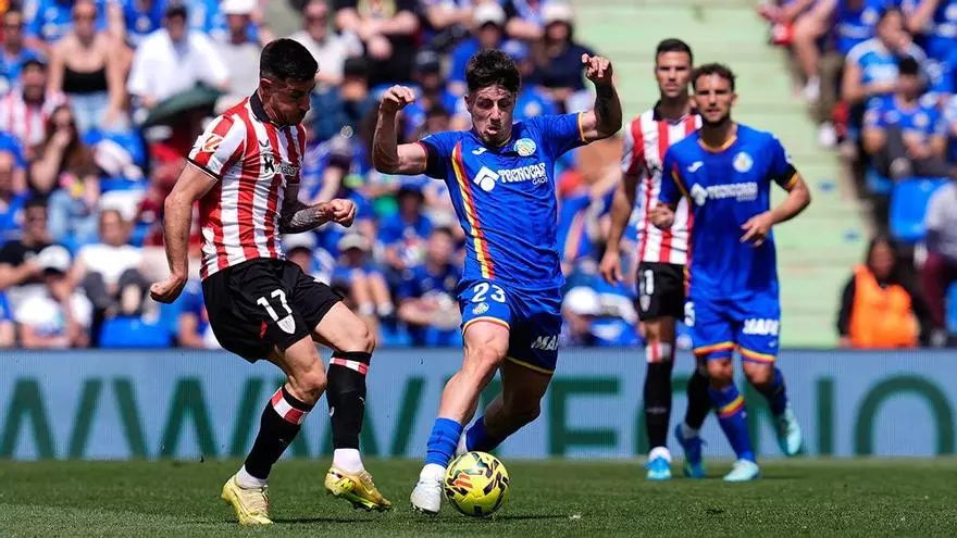 El Getafe CF se impone con autoridad al Athletic Club