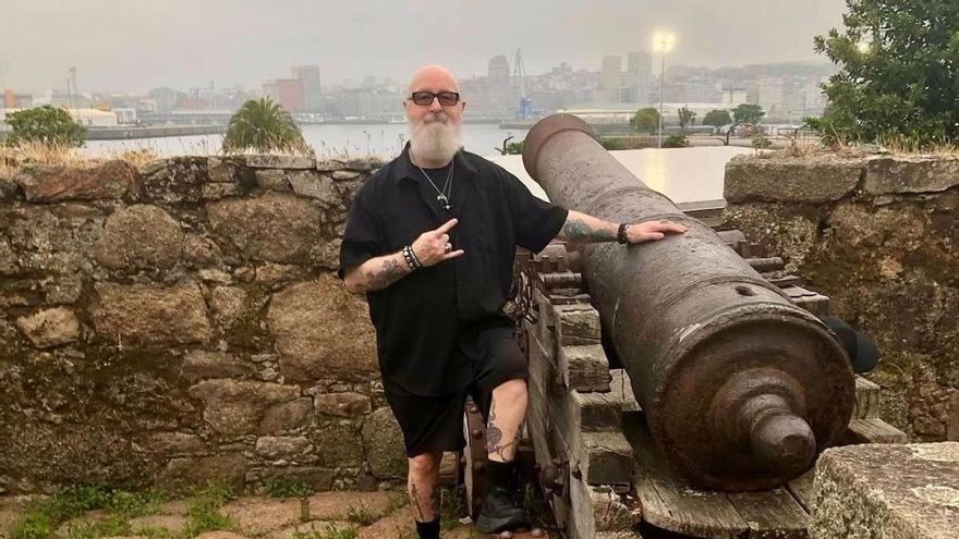 Rob Halford, líder de Judas Priest, elige A Coruña para hacer turismo tras el Resurrection Fest