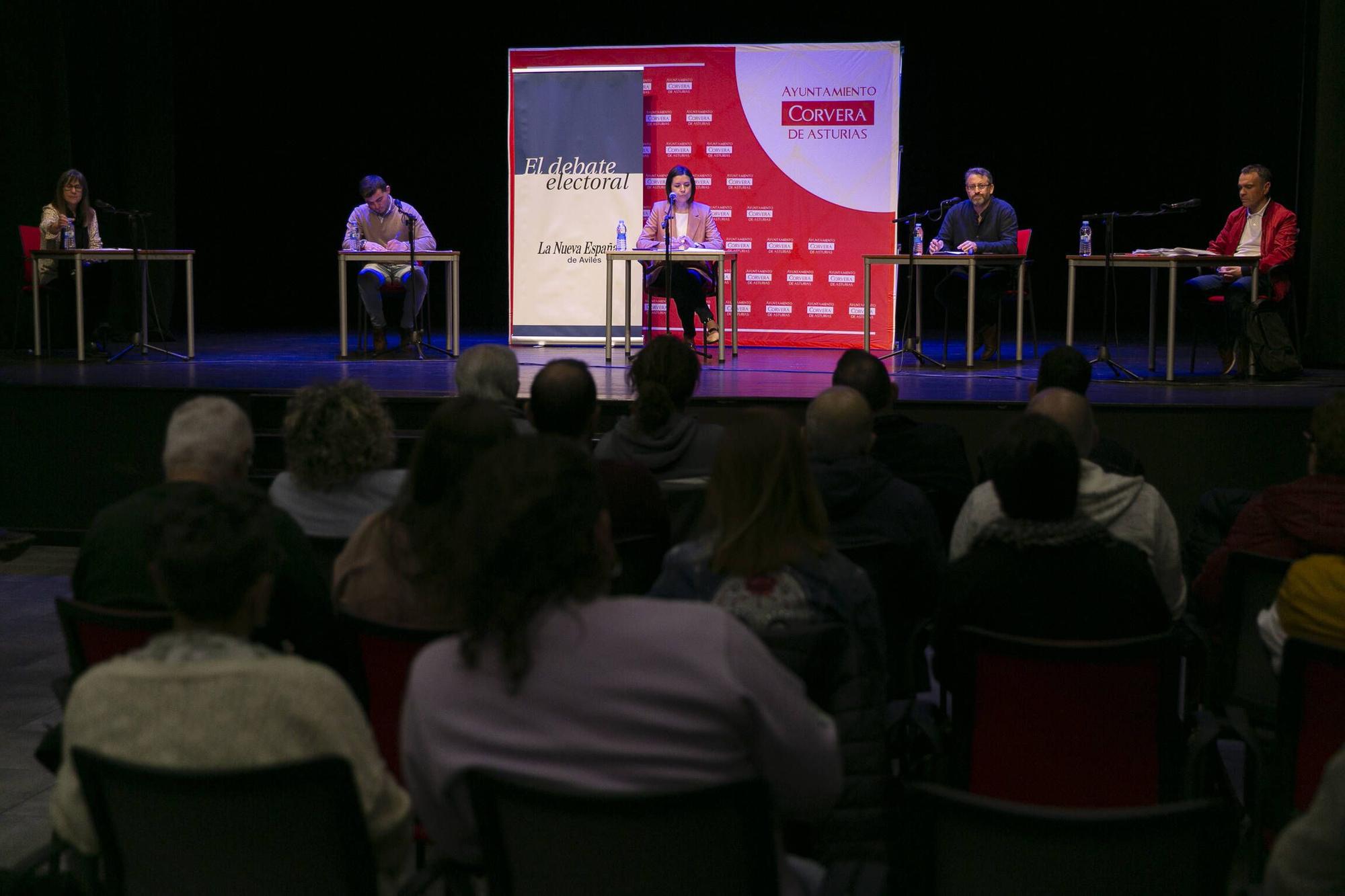 EN IMÁGENES, el debate electoral organizado por LA NUEVA ESPAÑA en Corvera