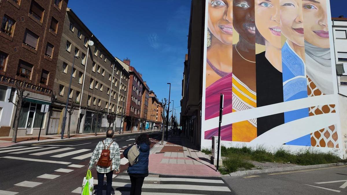 En imágenes: los grandes murales de arte urbano de Siero