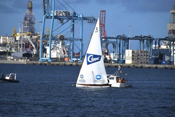 21-09-19 DEPORTES. BAHIA DEL PUERTO. LAS PALMAS DE GRAN CANARIA. Vela latina. Desempate Guanche-Tomás Morales por el título del Campeonato. Fotos: Juan Castro.  | 21/09/2019 | Fotógrafo: Juan Carlos Castro