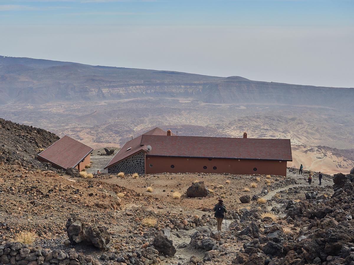 Refugio de Altavista en el Parque Nacional del Teide.