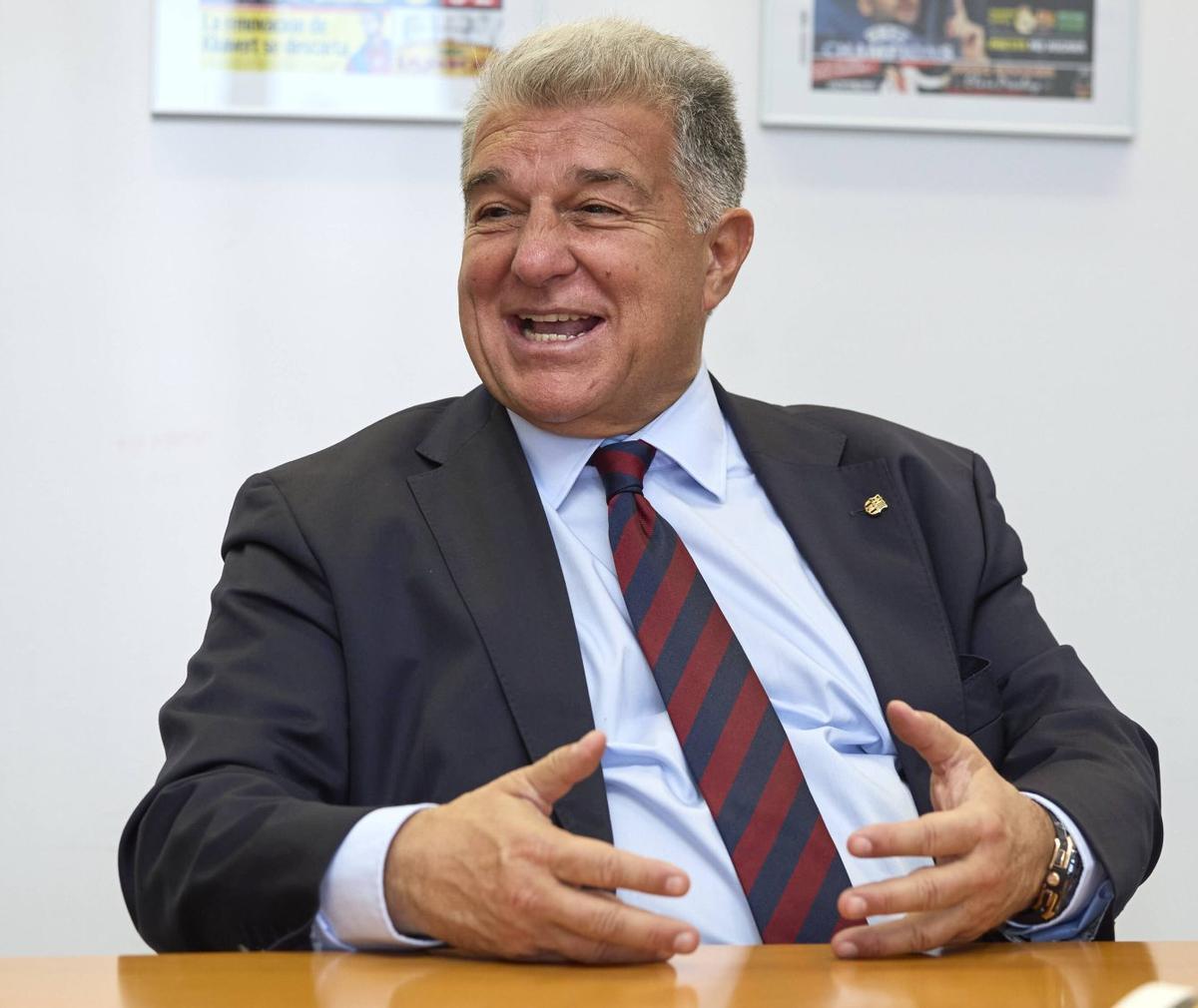 Joan Laporta: "Em vaig alegrar molt de l’elecció de Limak"