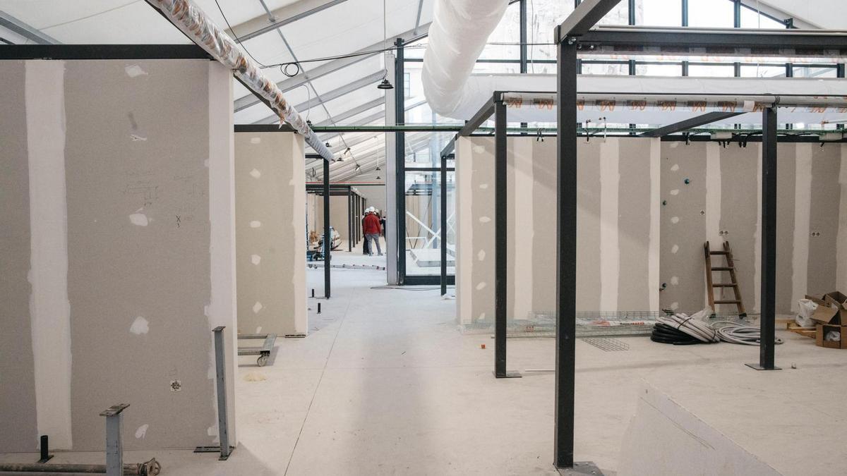 El nuevo mercado provisional de Castelló en imágenes