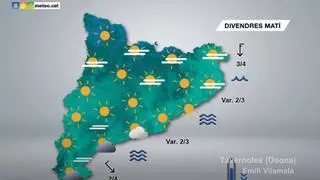 La mínima torna a caure sota zero