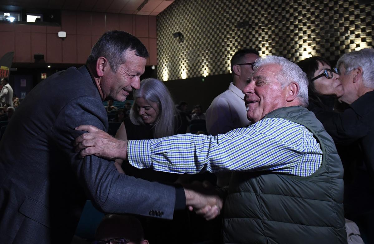 Antonio Peñalver, antes de la proyección del documental