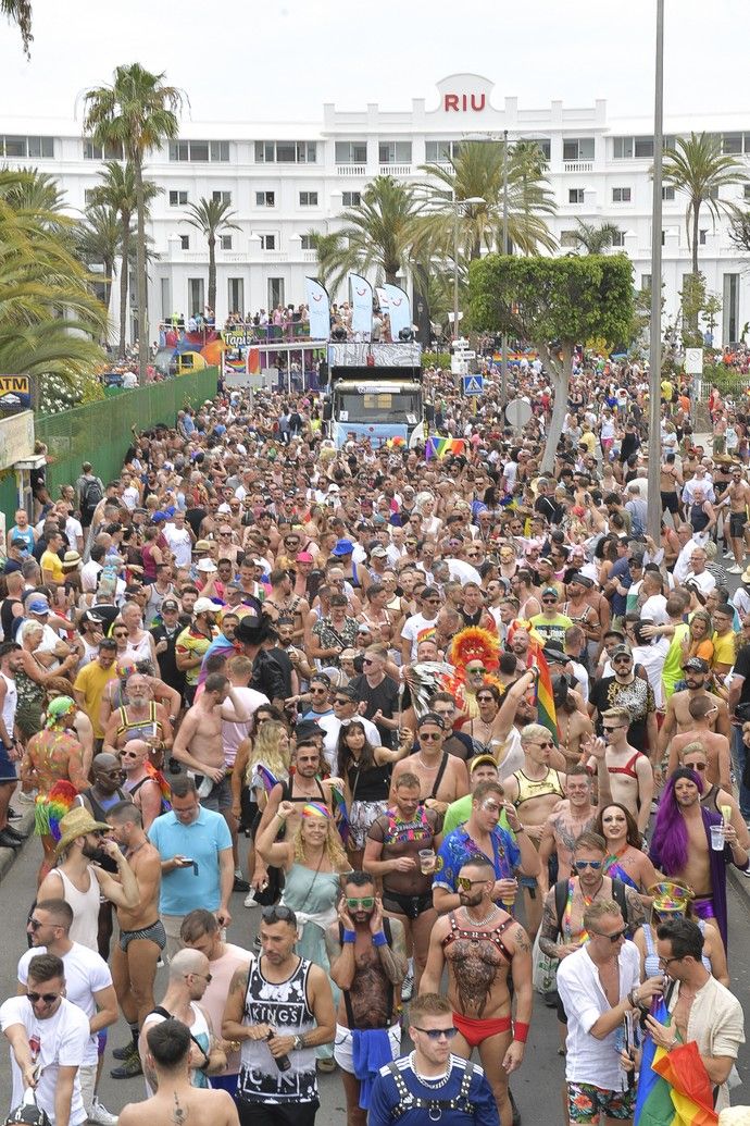 Desfile del Gay Pride en Maspalomas post-Covid