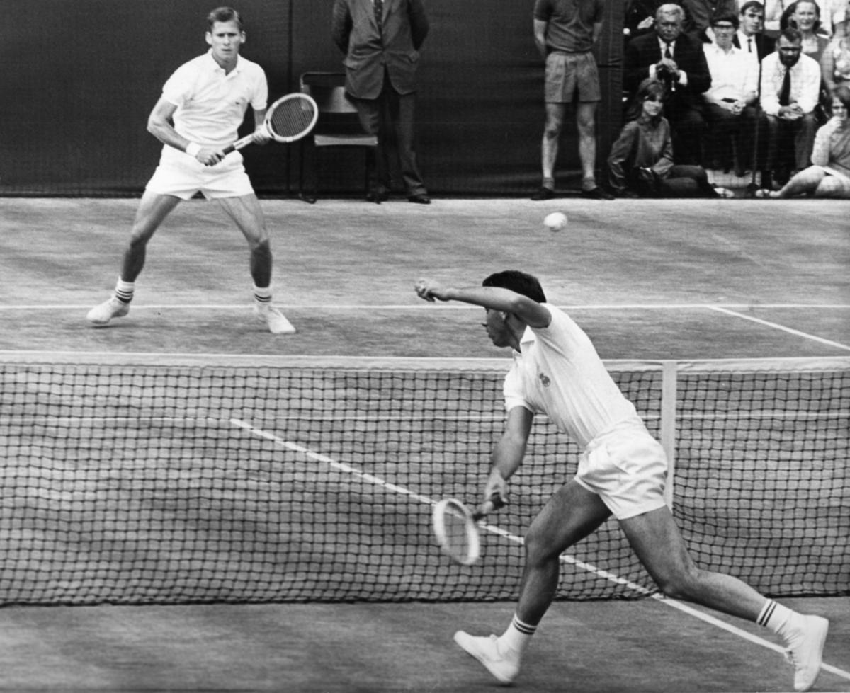 Mor Ralston, rival de Santana a la final de Wimbledon