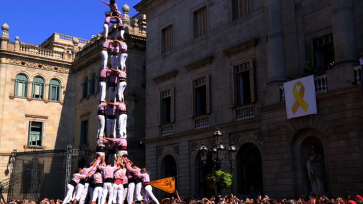 Los Minyons de Terrassa consiguen su mejor diada castellera durante la Mercè.