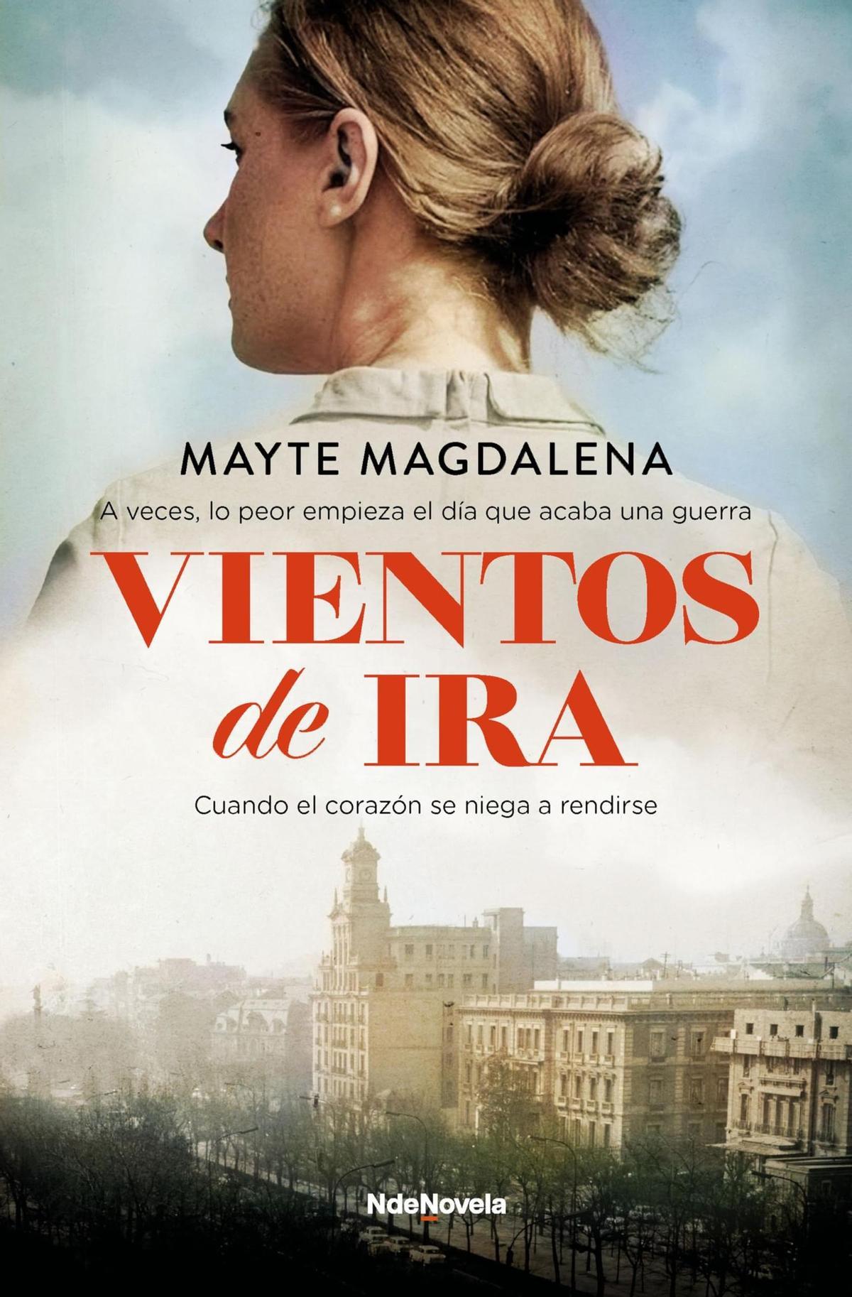 Portada de "Vientos de ira", la nueva novela de Mayte Magdalena