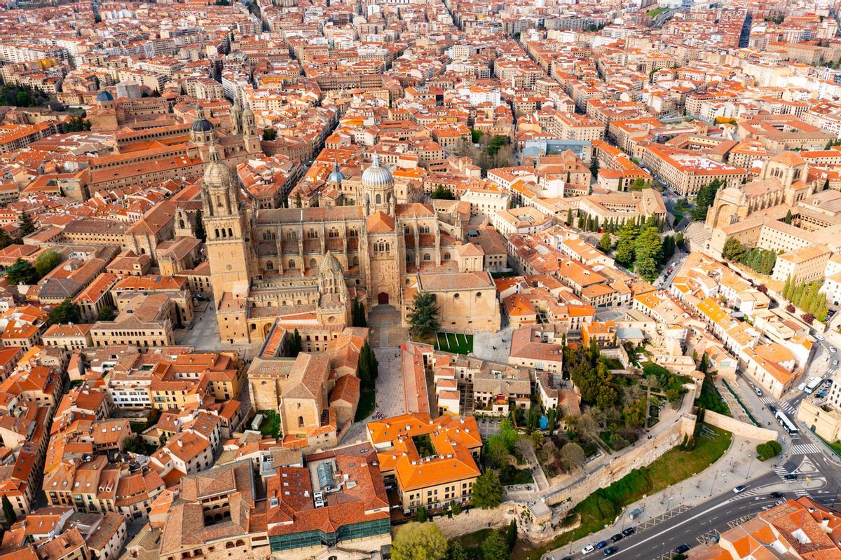 El centro histórico de Salamanca, patrimonio de la Humanidad.