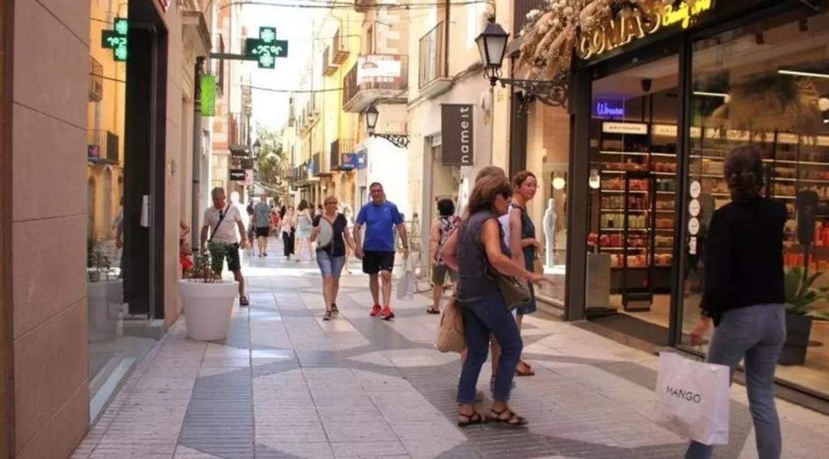 Comerços de Figueres, en una imatge d'arxiu.