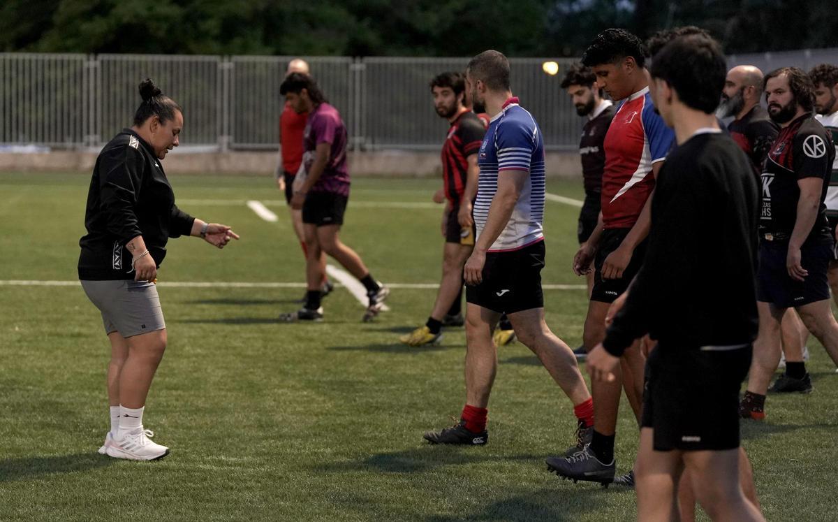 Alejandra Betancur, entrenadora de rugby.