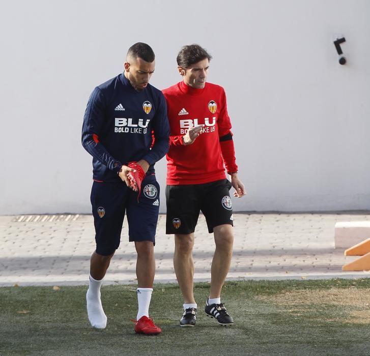 El Valencia CF prepara el partido contra el Legané