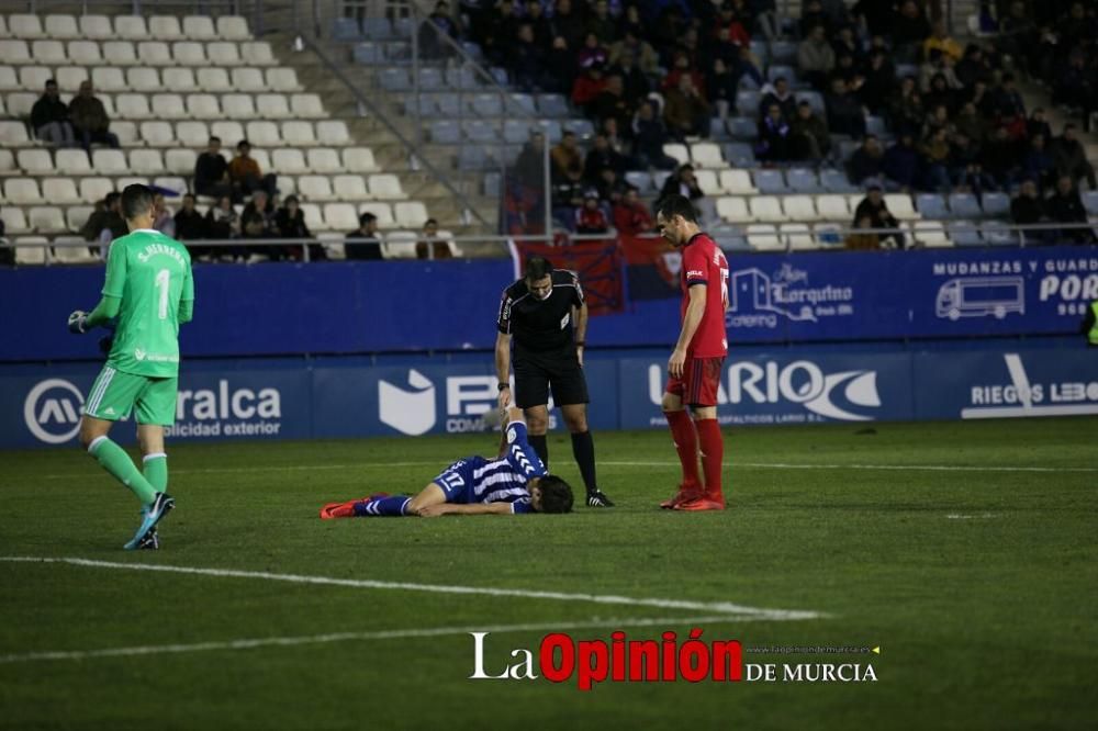 Partido entre el Lorca y el Osasuna