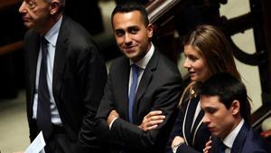 El líder del Movimiento Cinco Estrellas, Luigi di Maio, en la Camera de los Diputados