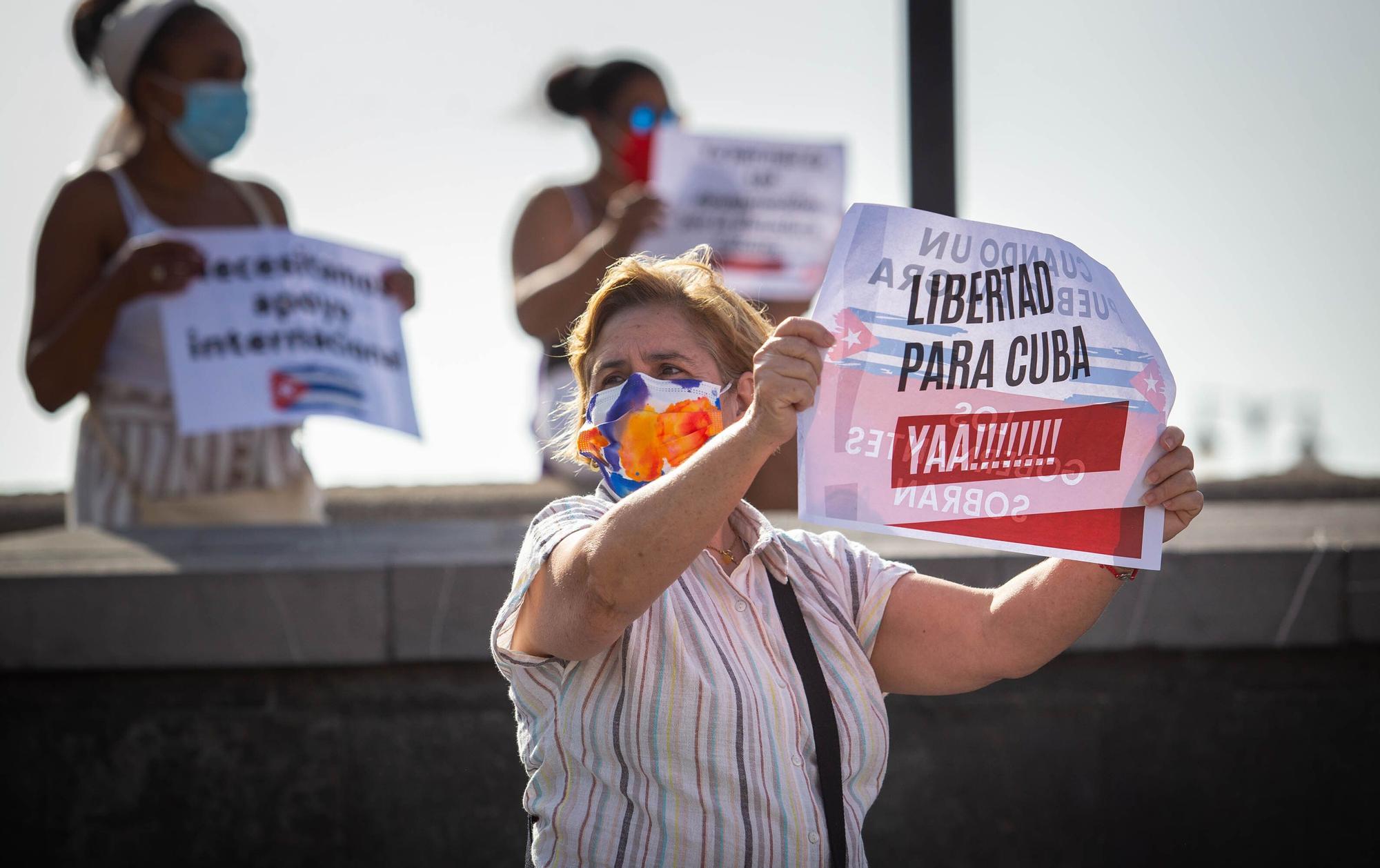 Manifestación por una Cuba libre