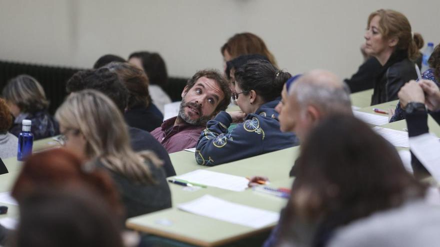 Algunos de los participantes en el examen del 26 de mayo de 2018.