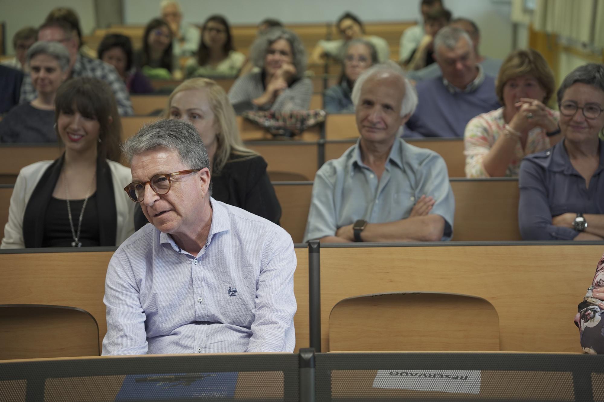 Así ha sido la última clase de Perfecto Cuadrado en la UIB: "Id por la vida con los ojos abiertos"