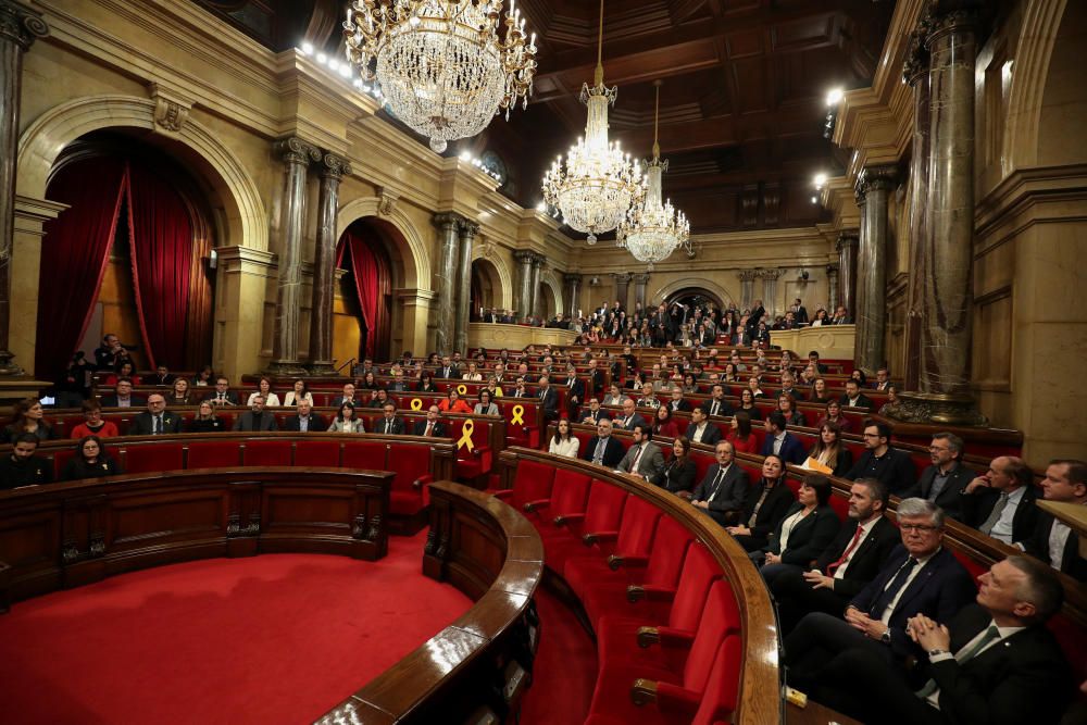 Constitució del nou Parlament de Catalunya