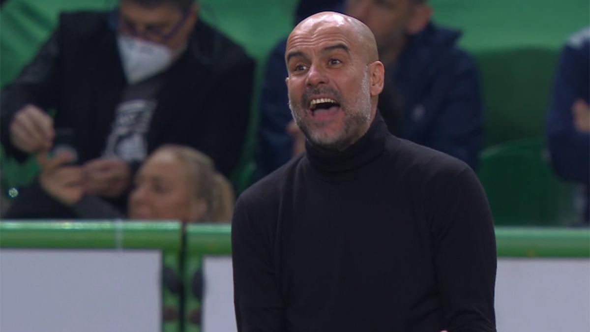 Sporting de Portugal - Manchester City | El tremendo cabreo de Pep Guardiola cuando ganaban 0-2