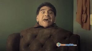 Maradona és el protagonista d’un anunci d’un portal de vendes brasiler.