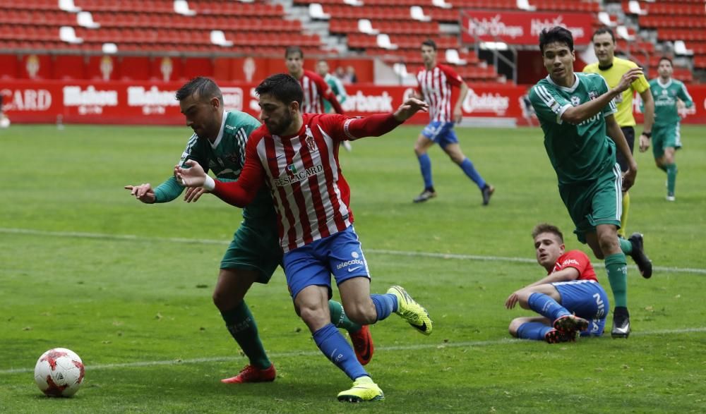 Sporting B-Arenas de Getxo, en El Molinón.