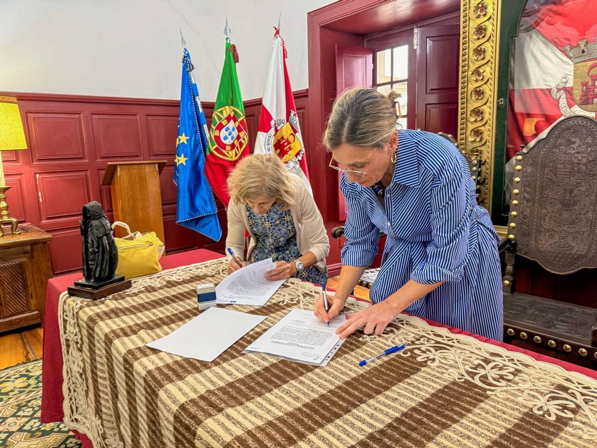 Los municipios de Fonfría y Alcañices renuevan con Miranda la Actas de Fronteras de 1864