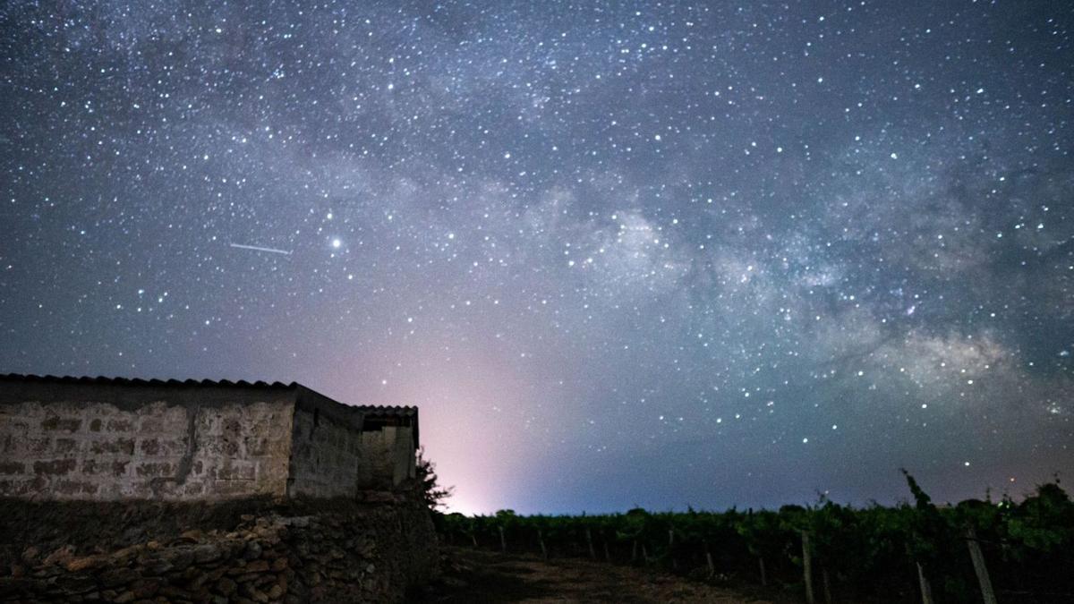 Una imagen del cielo nocturno de Formentera.