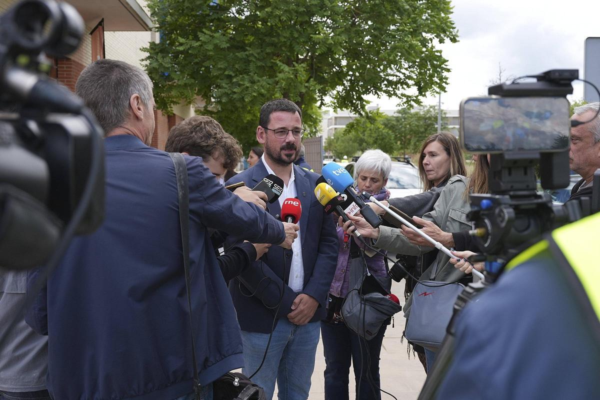 Lluc Salellas ha valorat el preacord amb una intervenció al barri de Domeny.