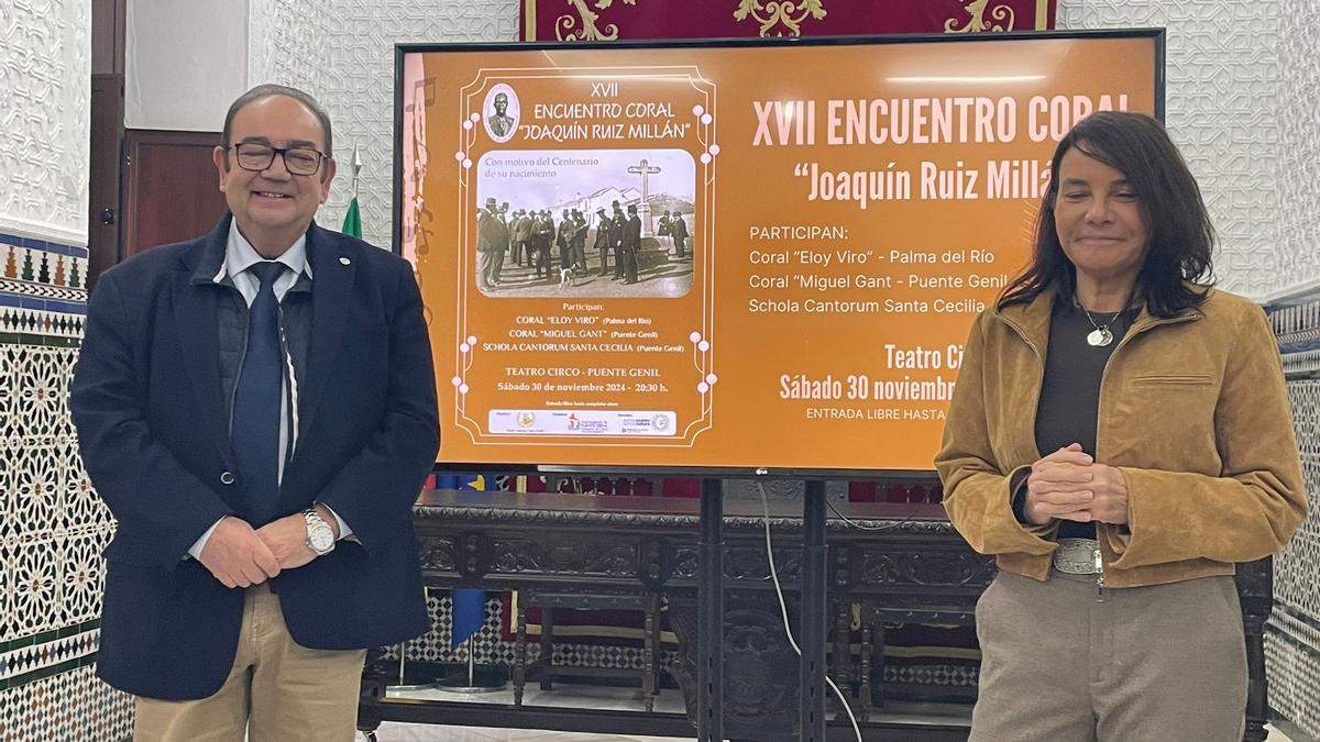 Presentación del encuentro coral en Puente Genil.